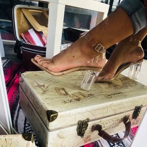 Clear Steve Madden Sandals